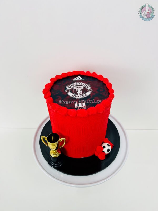 Football Stencil Cake Birmingham