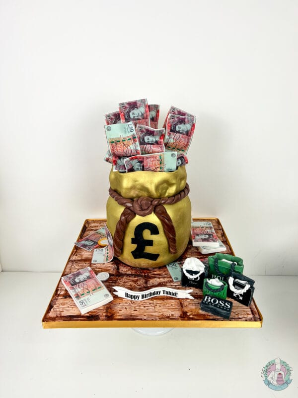 Money Bag Cake