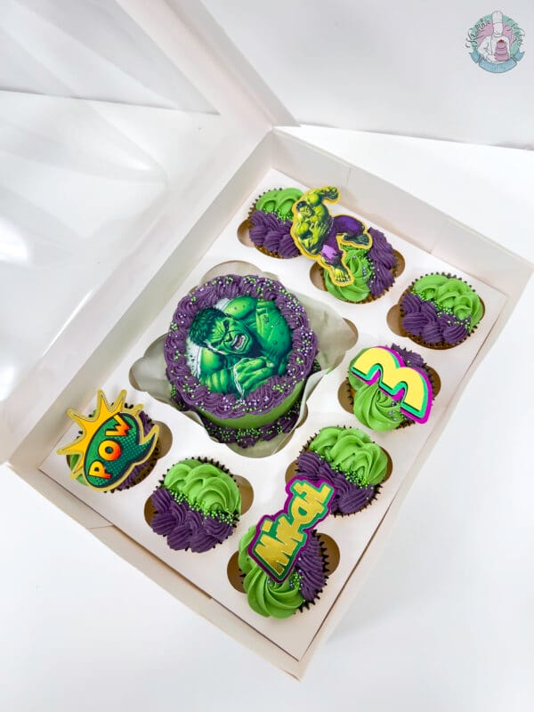 Hulk Bento cake