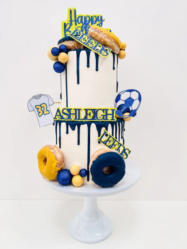 Football Drip Cake Birmingham