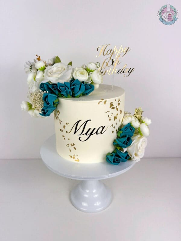 Smooth Floral Cake