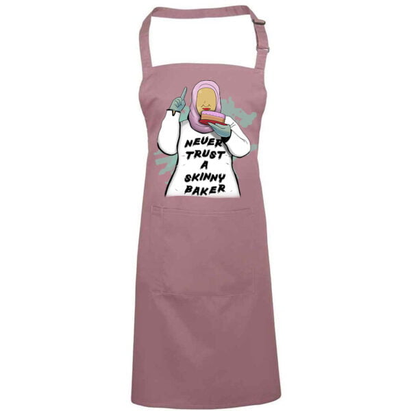 Never Trust a Skinny Baker Apron