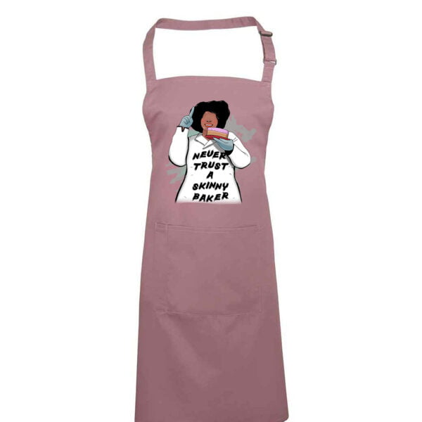 Never Trust a Skinny Baker Apron