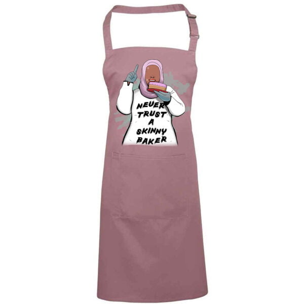 Never Trust a Skinny Baker Apron