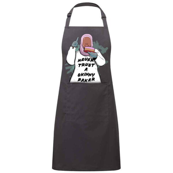 Never Trust a Skinny Baker Apron