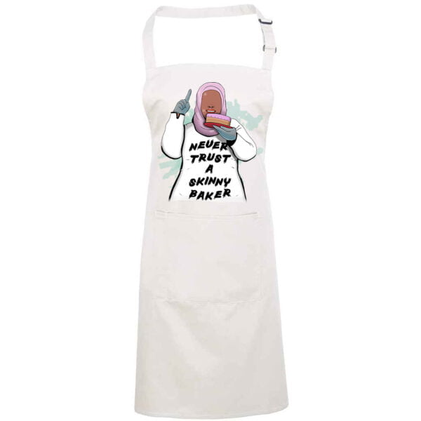 Never Trust a Skinny Baker Apron