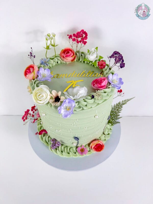 Floral Birthday Cake