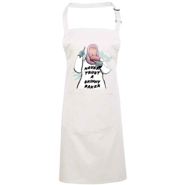 Never Trust a Skinny Baker Apron